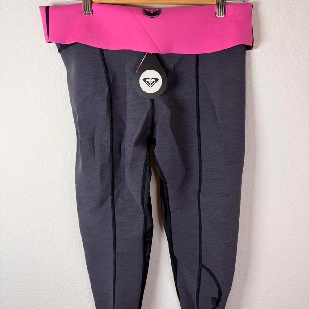 New Roxy gray pink body pants large